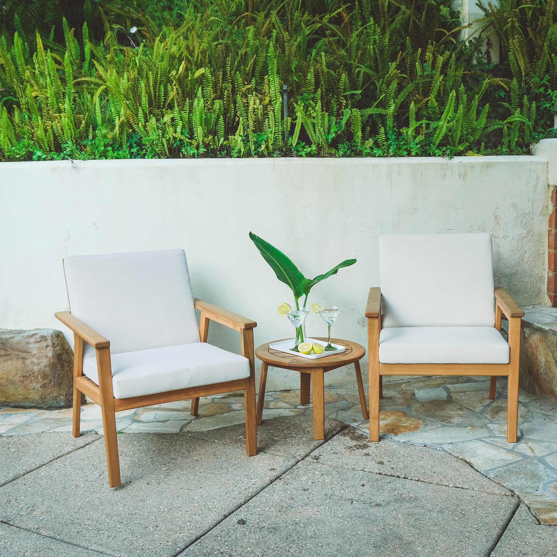 Lautan.us Quality Wood Outdoor Patio Furniture lautan